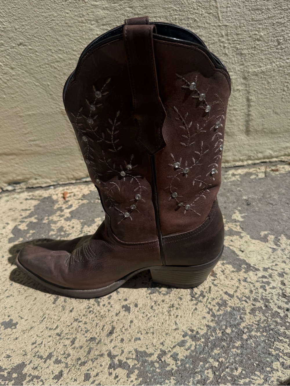 Sterling River | SRC 512 | Leather Cowgirl Boots | Women's 9.5 | Clean - Picture 6 of 10